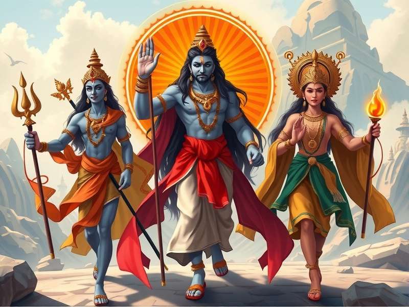 Divine Journey Sprinter character lineup featuring Hindu deities